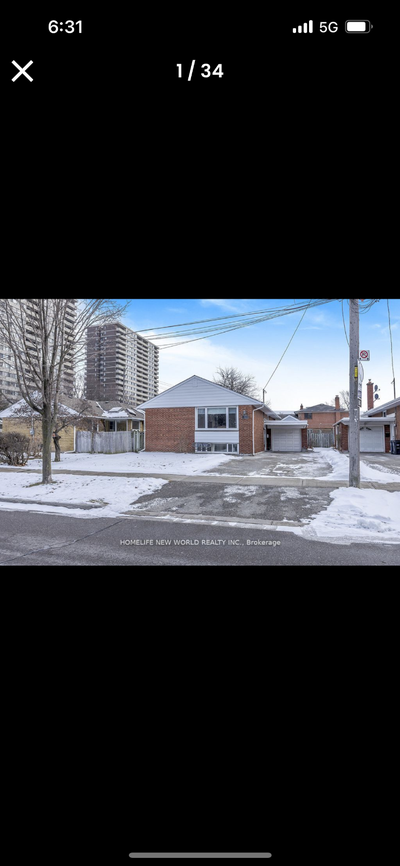Basement Room Available for Rent – Islington and Hwy 401 1 bedroom available in a basement in North...