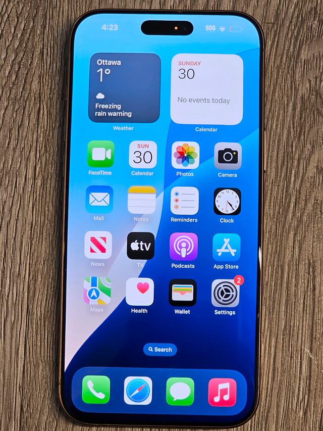 Desert Titanium iPhone 16 Pro Max 512 GB - October 2025 Warranty in Cell Phones in City of Toronto