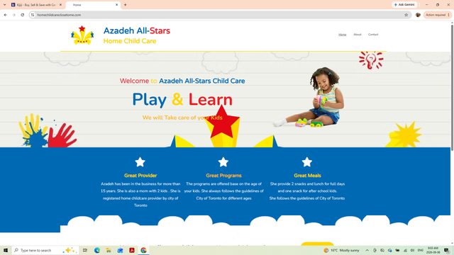 lisenced home child care by city of Toronto