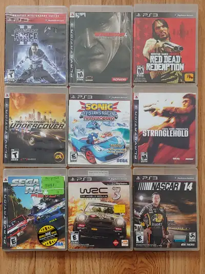PS3 Games - Various Titles - Good Condition. Most titles are complete but ask for details. Each Game...