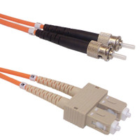 SC to ST Fiber Patch Cable Multimode Duplex - 1m (3.28ft)