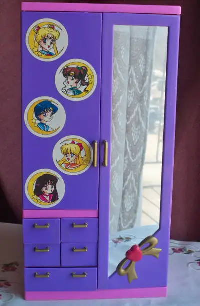 RARE 1997 Sailor Moon "Light-up Wardrobe" IN BOX (Irwin Toys), View more