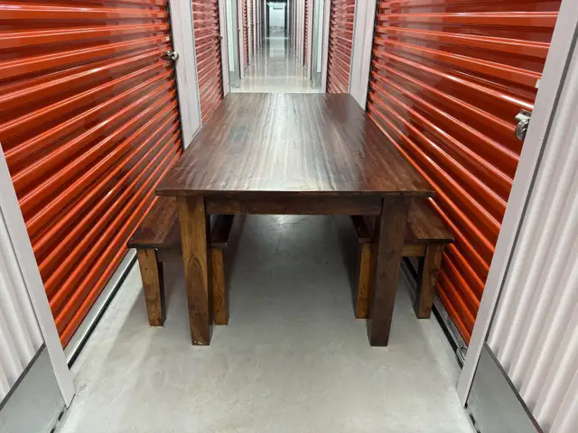 *Free Delivery* Solid Wood Dining Table + 2 Benches in Dining Tables & Sets in Dartmouth - Image 5