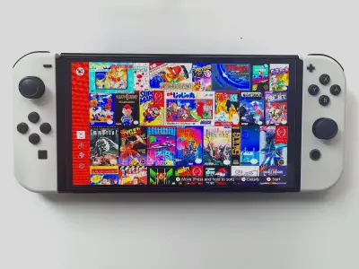 NINTENDO SWITCH OLED WITH GAMES! I MARIO I POKEMON I ZELDA, View more