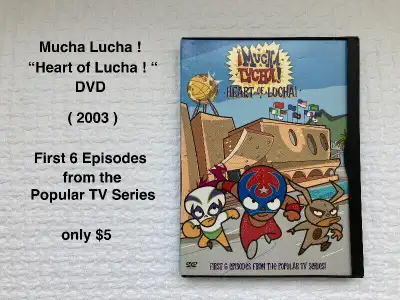MUCHA LUCHA ! - "Heart of Lucha!" DVD (2003) - like new - $5, View more