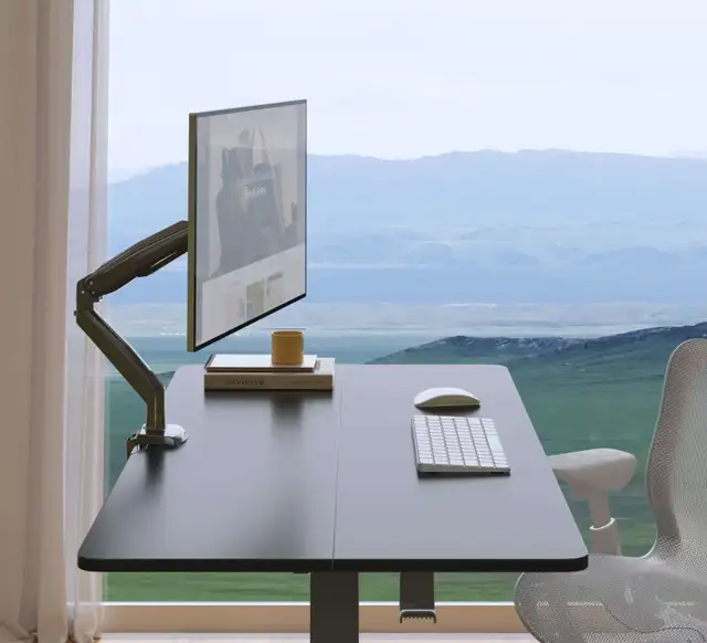 Huanuo SS7 Single Monitor Arm with USB Ports(New Sealed Box) in Monitors in West Island - Image 3