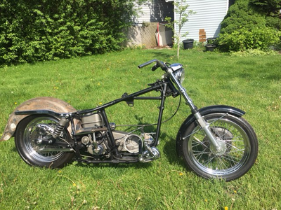 1980 Shovelhead rolling chassis, NO MOTOR, with clean Ontario ownership, and info pack. Lots of new...
