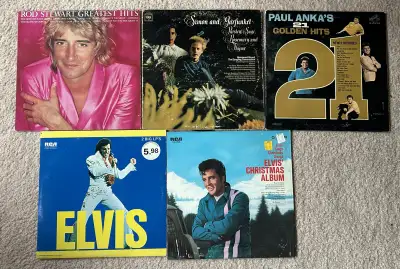 Dive into a curated collection of classic vinyl records, each with its own story and sound. This lot...