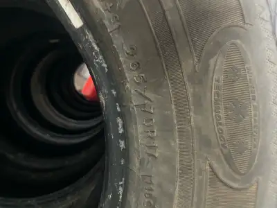 8 Goodyear ultra grip winter tires 265/70R17 all in pretty fair condition from 60% to 80% left askin...