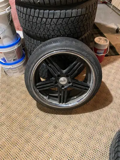 Have 3 TSW rims/tires staggered set off BMW 335. 2fronts 235/35/zr19 and 1 rear 255/40/zr19. Rims an...