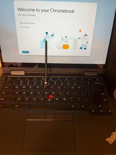 ThinkPad C13 Yoga Chromebook 13" Touch screen with pen Pick up in Richmond, cash only