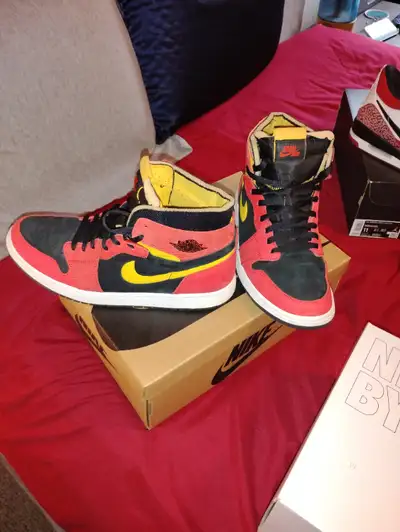 Nike by you panda dunks $100.00 pretty much brand new. Worn 3 or 4 times. Better quality materials t...