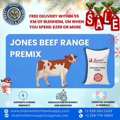 Jones Beef Range Premix – Complete Cattle Nutrition – Just $37!, View more