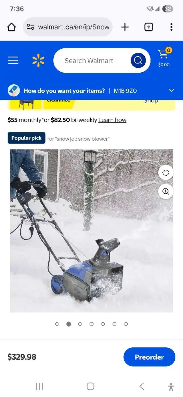 Snow Joe Ultra 18" 13-amp Electric Snow Thrower in Snowblowers in City of Toronto - Image 2