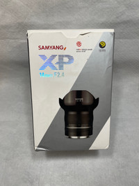 Samyang XP 14mm f/2.4 for Canon EF mount