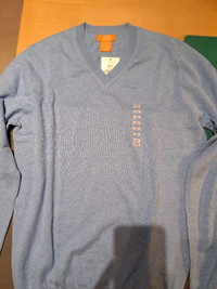Brand New Men's Sweaters (1 in light blue, 1 in dark blue) Small
