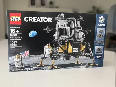 Get ready to build the LEGO Creator NASA Apollo 11 Lunar Lander set, a 1087-piece expert building to...
