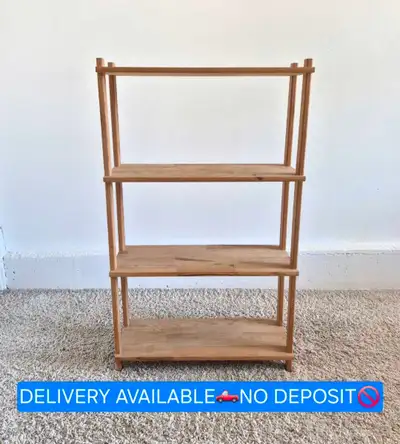 FREE DELIVERY Wooden Bookshelf 4 Level / Tier Storage Unit/Shelf, View more