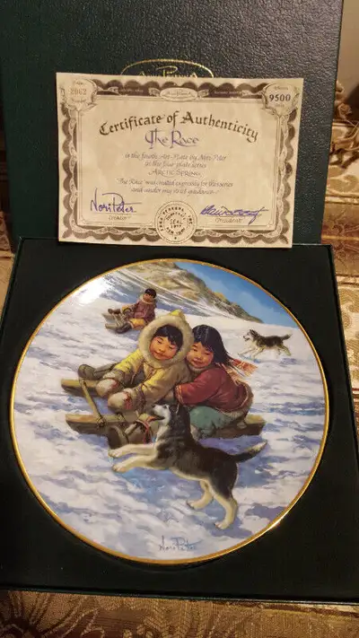 Nori Peter The Race Arctic Spring Collector Plate # 2062 - 9500, View more