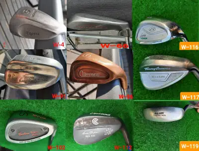 6 – GOLF WEDGES – High End to Entry Level – See Description, View more