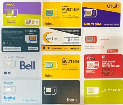 Lucky , Bell, Rogers, Public Mobile ,Chatr, Virgin, Fido Telus, View more