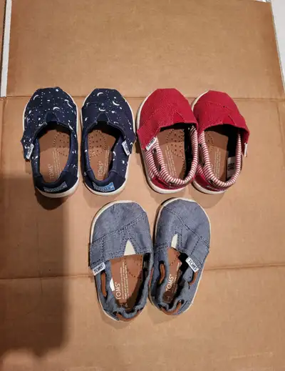 Baby Tom shoes T4 x 3 pairs barley used  - $25, View more