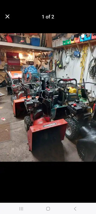 Snowblowers Wanted, View more