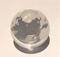 Brand New Crystal Glass Ball World Globe (Niagara Falls) No Box