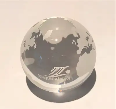 Brand New Crystal Glass Ball World Globe (Niagara Falls) No Box, View more