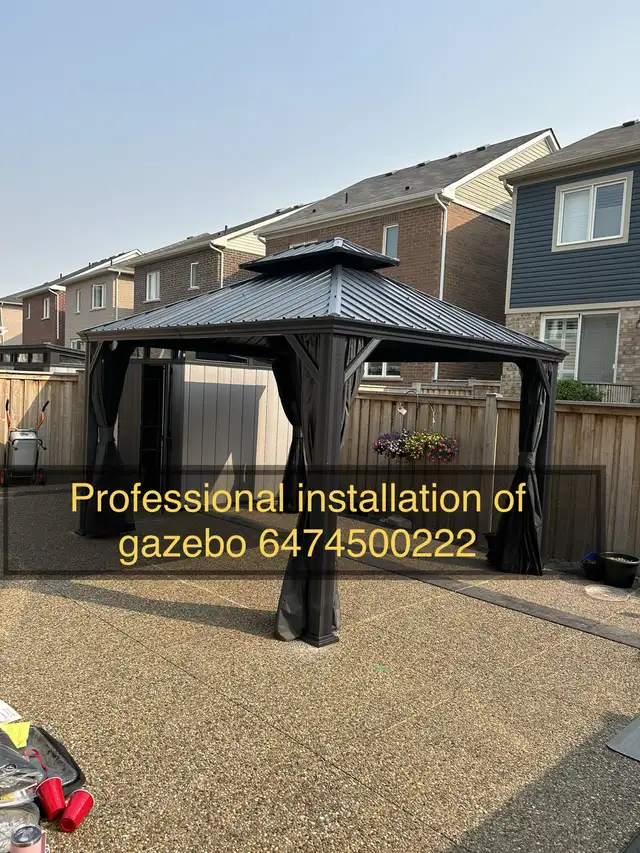 install of gazebo in Patio & Garden Furniture in Mississauga / Peel Region - Image 7