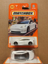 New Matchbox Mainline Tesla Model 3 EV 1:64 diecast car 