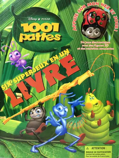 1001 pattes, Disney Six jeux électroniques avec des figures 3D et des roulettes amusantes - L'Ile de...