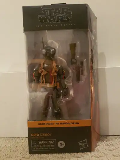 Star Wars Black Series Q9-0 (zero) 6 inch action figure. New in box.