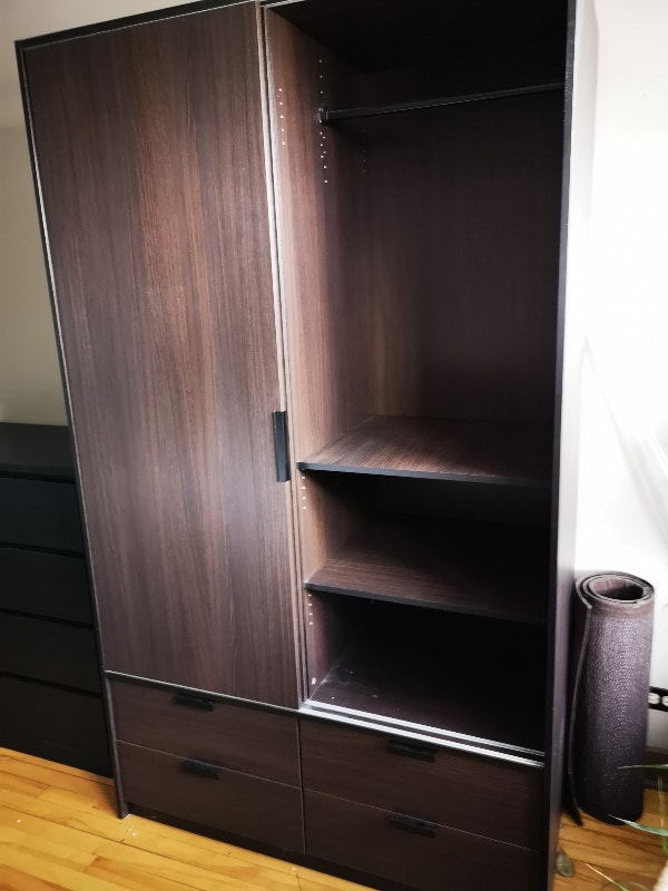 Ikea Trysil Wardrobe with Sliding Doors & 4 Drawers Dressers & Wardrobes Ottawa Kijiji