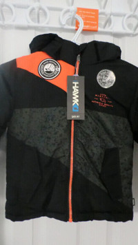 TONY HAWK toddler boys winter jacket, size XS (4-5), NEW