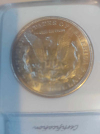 1921 D Morgan silver dollar  MS65