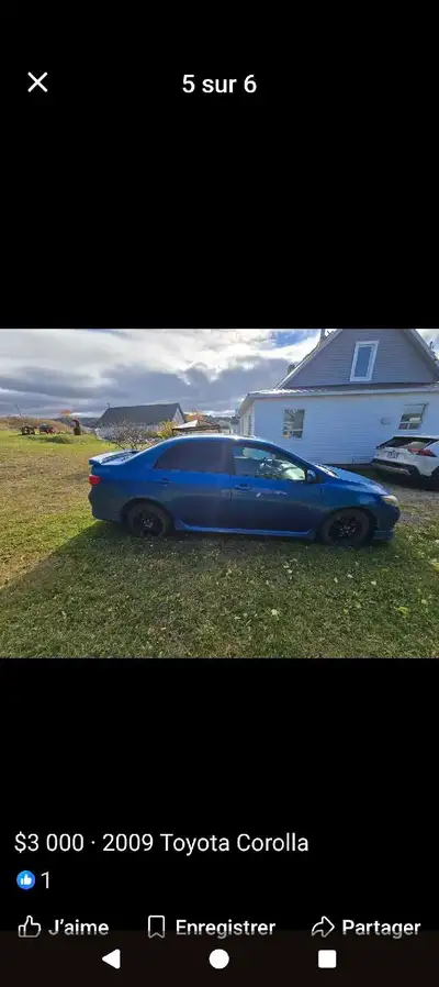 Mon BB est a vendre a contrecœur! Auto qui va super bien! Il est manuel Il a 270000 km A faire: chan...