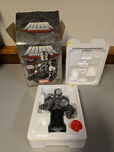 "Brand new Bowen Designs War Machine Mini Bust Statue featuring the character from Marvel Universe....