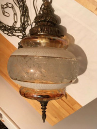 Vintage Chandelier Pendantif / Hanging Pendant Ceiling Lamp