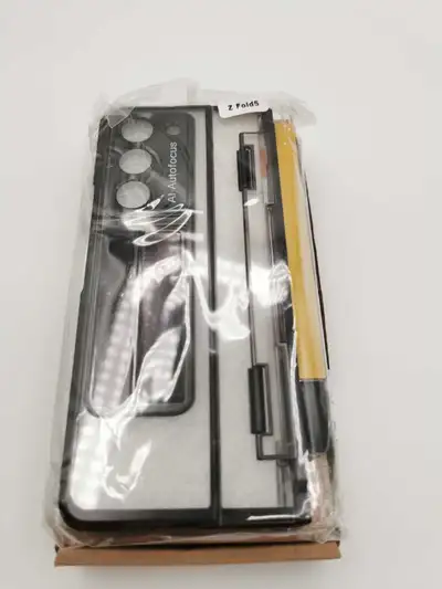 This is a brand new Samsung Galaxy Z Fold 5 case, complete with a pen. It offers robust protection a...