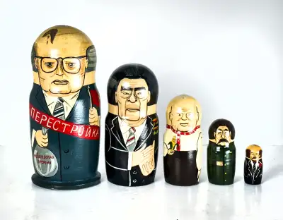 Russian Matryoshka Dolls - Soviet Politicians, View more