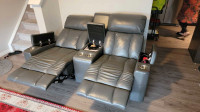 Leather power Recliner set