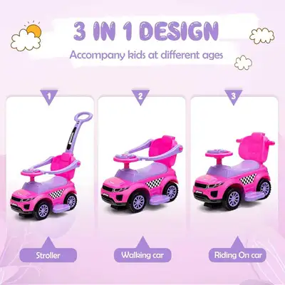 4 in 1 Ride on Push Car, Toddlers, View more