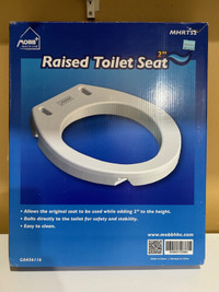 Toilet seat (raised)