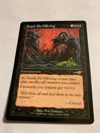 2000 DEATH PIT OFFERING #56 MagicThe Gathering Nemesis UNPLYD NM
