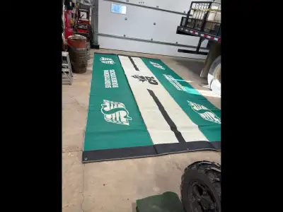 Rider camper mat Weather proof Very good shape 9’x17’ No longer needed Call or text only 306-233-801...