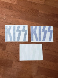 KISS Stickers - Car Windows, etc. (10 x 7.5 inches)