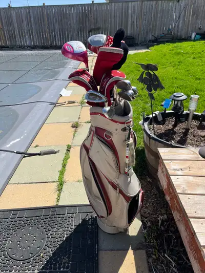  Golf Bag with Classic Wilson BCA Driver + Founders Club Golf Cl, View more