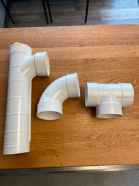 Assorted Septic Parts & Pipes