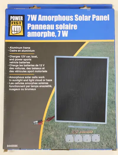 7W Amorphous Solar Panel, View more